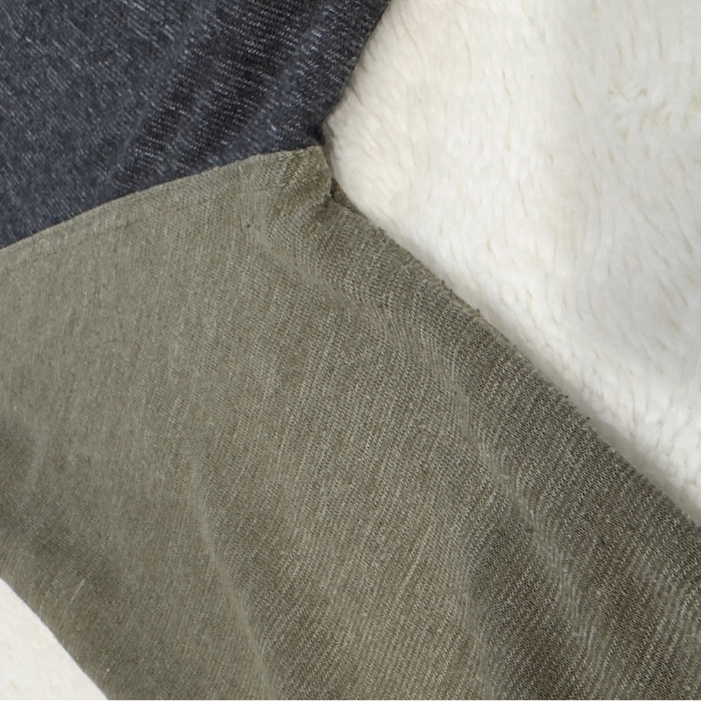 Prana Olive and Charcoal 3/4 Sleeve Shirt - Picture 10 of 10